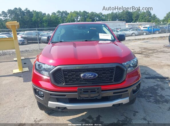 1FTER4FH2MLD29142 2021 FORD RANGER Красный Вид щитка приборов