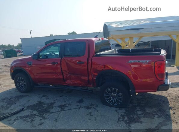 1FTER4FH2MLD29142 2021 FORD RANGER Красный Панорамный вид салона 360°