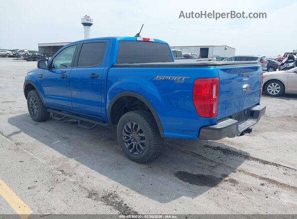 1FTER4FH2MLD82357 2021 FORD RANGER Синий Задняя левая четверть