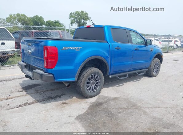 1FTER4FH2MLD82357 2021 FORD RANGER Синий Задняя правая четверть