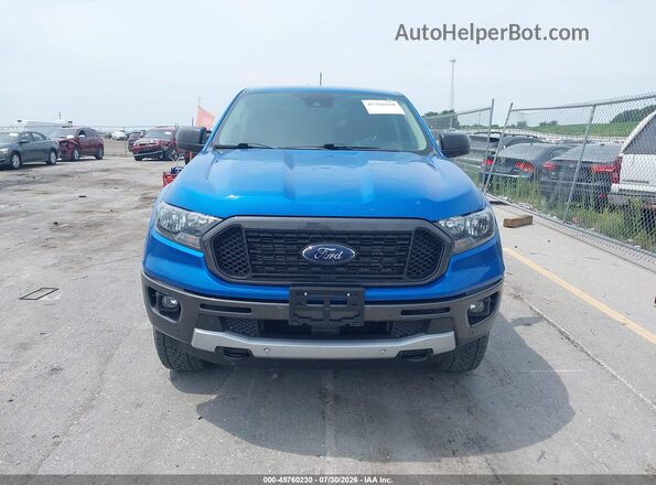 1FTER4FH2MLD82357 2021 FORD RANGER Синий Вид щитка приборов