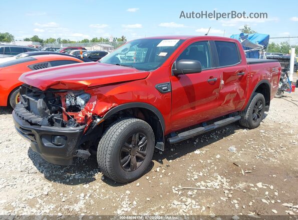 1FTER4FH2NLD36447 2022 FORD RANGER Orange Передня ліва чверть