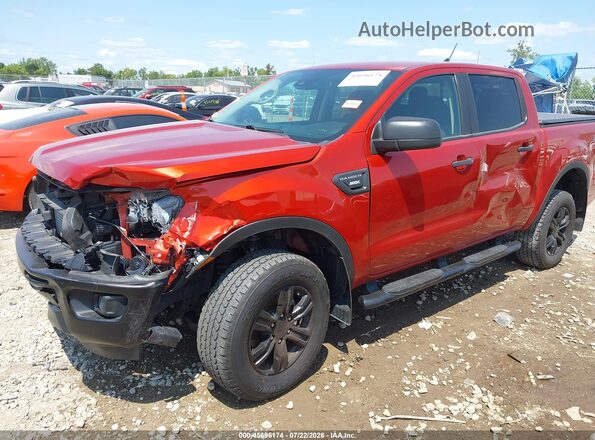 1FTER4FH2NLD36447 2022 FORD RANGER Orange Вид спереду