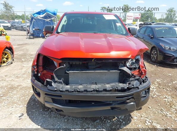 1FTER4FH2NLD36447 2022 FORD RANGER Orange Вид задньої частини салону