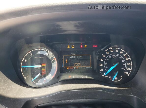 1FTER4FH2PLE35126 2023 FORD RANGER Black Вид щитка приладів