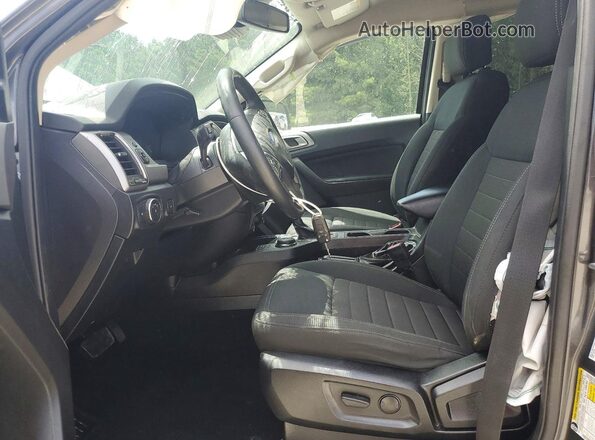 1FTER4FH3KLA04450 2019 FORD RANGER Gray წინა სალონის ხედი