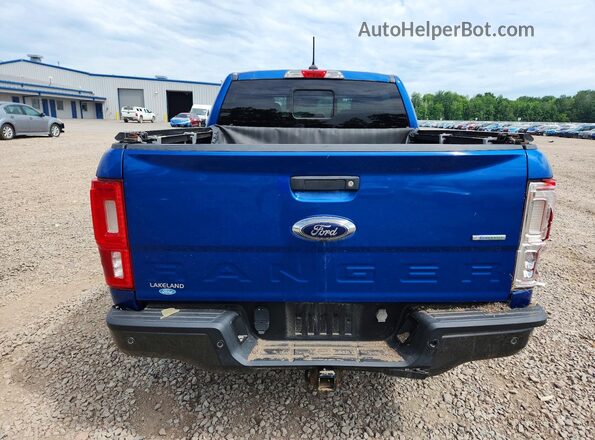 1FTER4FH3KLA42356 2019 FORD RANGER Blue Widok z tyłu