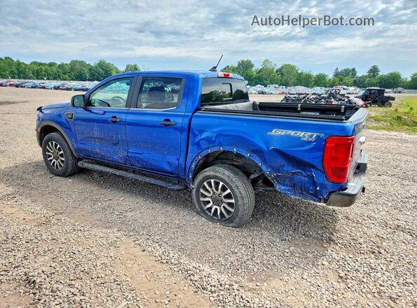 1FTER4FH3KLA42356 2019 FORD RANGER Blue Tył lewy