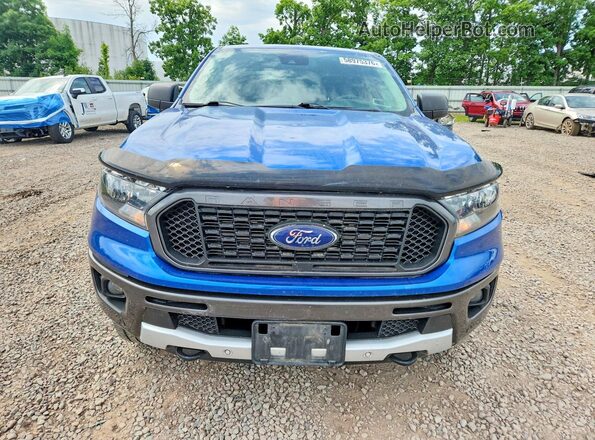 1FTER4FH3KLA42356 2019 FORD RANGER Blue Widok z przodu