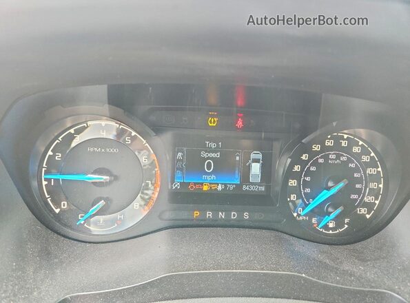 1FTER4FH3KLA42356 2019 FORD RANGER Blue Widok zestawu wskaźników