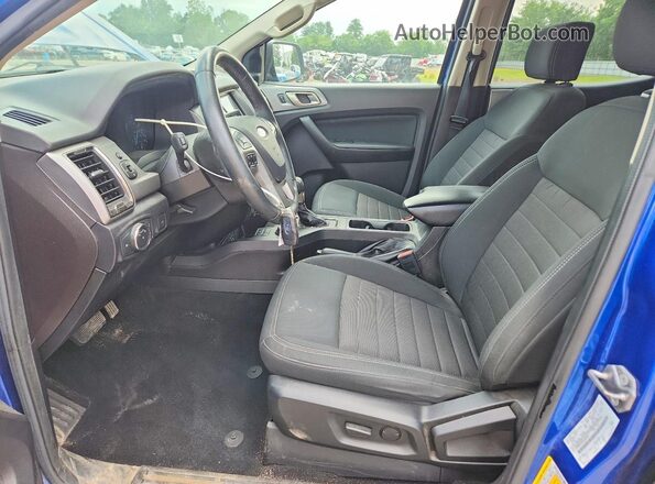 1FTER4FH3KLA42356 2019 FORD RANGER Blue Widok wnętrza z przodu