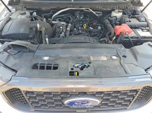 1FTER4FH3LLA00593 2020 FORD RANGER White Widok wnętrza z tyłu