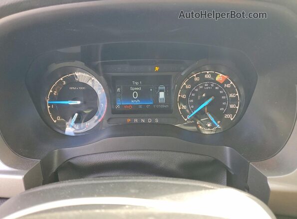 1FTER4FH3LLA21900 2020 FORD RANGER White Instrument cluster view