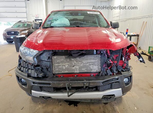 1FTER4FH3LLA38857 2020 FORD RANGER Red Դիմացի տեսք