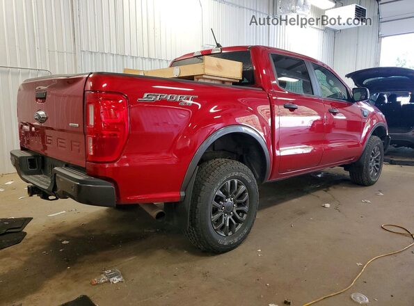 1FTER4FH3LLA38857 2020 FORD RANGER Red Հետևի աջ