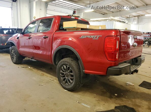 1FTER4FH3LLA38857 2020 FORD RANGER Red Հետևի ձախ