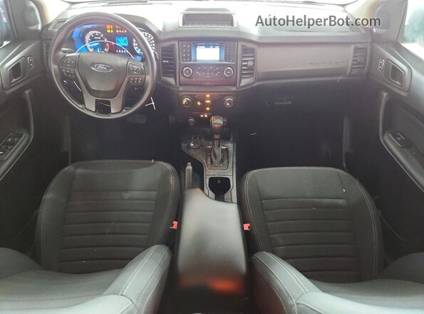 1FTER4FH3LLA70286 2020 FORD RANGER Белый Вид панели приборов