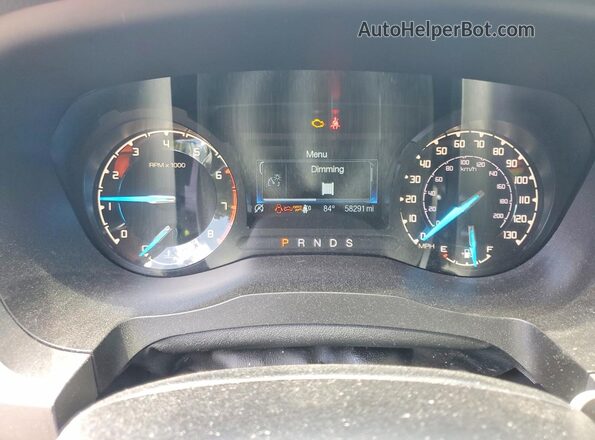1FTER4FH3LLA84916 2020 FORD RANGER White Widok zestawu wskaźników