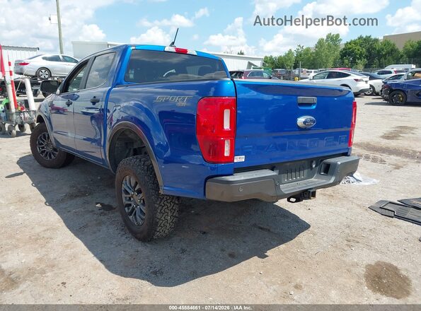 1FTER4FH3LLA98542 2020 FORD RANGER Blue Հետևի ձախ