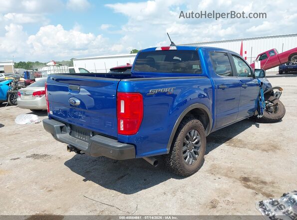 1FTER4FH3LLA98542 2020 FORD RANGER Blue Հետևի աջ