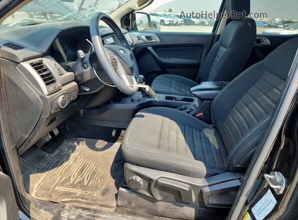 1FTER4FH3MLD42854 2021 FORD RANGER Black Widok wnętrza z przodu