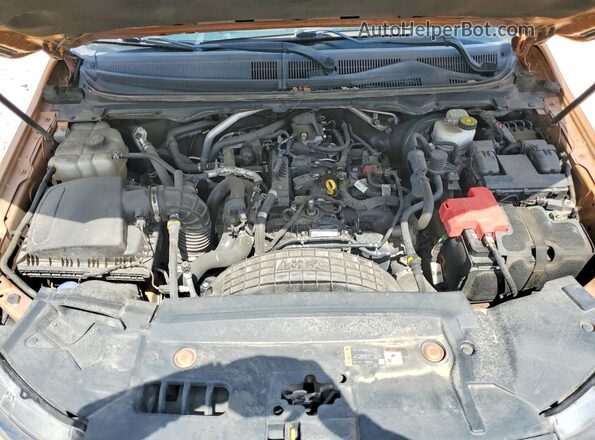 1FTER4FH4KLA34413 2019 FORD RANGER Orange Widok wnętrza z tyłu