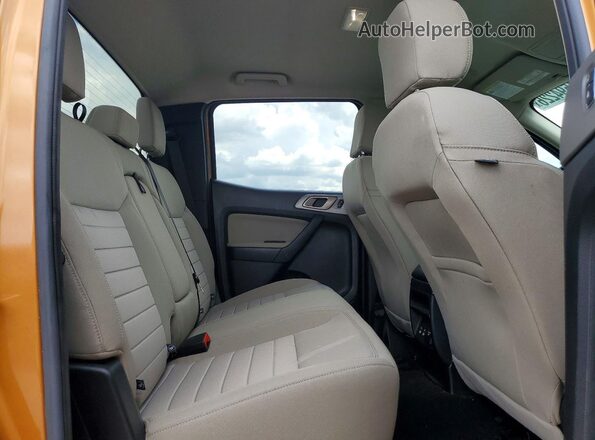 1FTER4FH4KLA34413 2019 FORD RANGER Orange Widok tylnych siedzeń