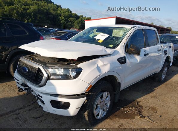 1FTER4FH4KLA68075 2019 FORD RANGER Белый Передняя левая четверть