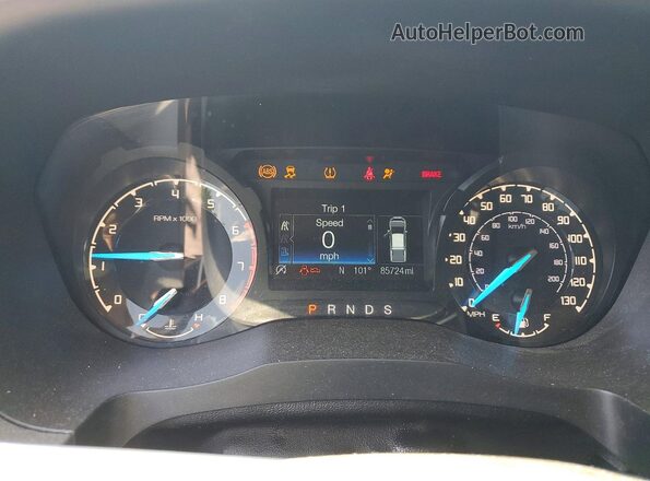 1FTER4FH4LLA28953 2020 FORD RANGER Charcoal Սարքավորումների վահանակի տեսք