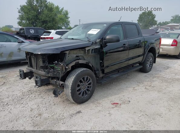 1FTER4FH4NLD52147 2022 FORD RANGER Black წინა მარცხენა ხედი სამი მეოთხედიდან