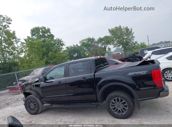 1FTER4FH4NLD52147 2022 FORD RANGER Black სალონის 360-გრადუსიანი ხედი