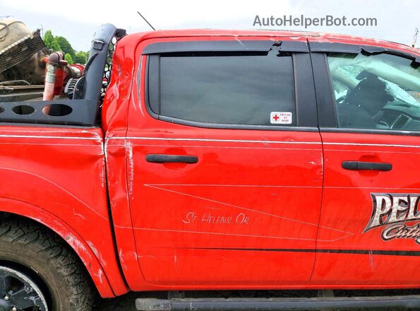 1FTER4FH4PLE12219 2023 FORD RANGER Red Vista de los asientos traseros