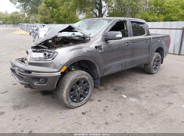 1FTER4FH5KLA59546 2019 FORD RANGER Серый Передняя левая четверть