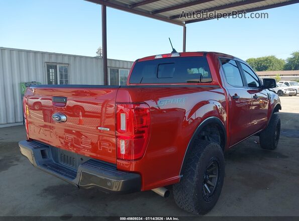 1FTER4FH5KLB22743 2019 FORD RANGER Orange Tył prawy
