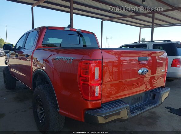 1FTER4FH5KLB22743 2019 FORD RANGER Orange Tył lewy