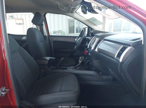 1FTER4FH5KLB22743 2019 FORD RANGER Orange Widok wnętrza z przodu