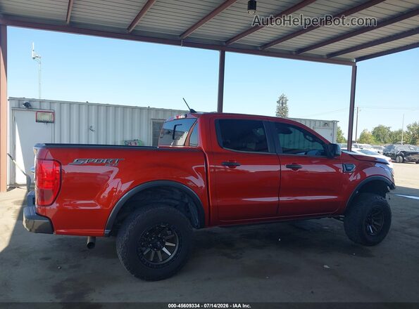 1FTER4FH5KLB22743 2019 FORD RANGER Orange Widok wnętrza 360 stopni