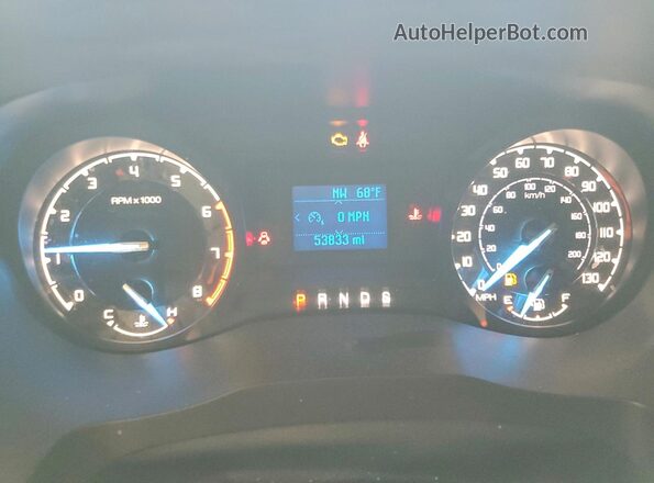 1FTER4FH5LLA23213 2020 FORD RANGER Charcoal Widok zestawu wskaźników