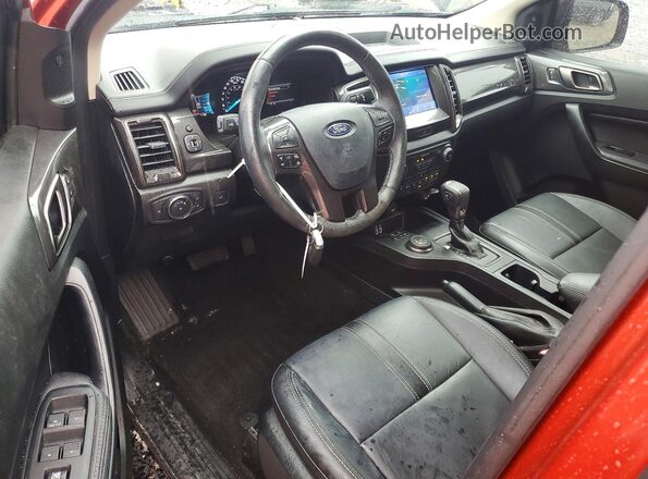 1FTER4FH5NLD29993 2022 FORD RANGER Orange Dashboard view