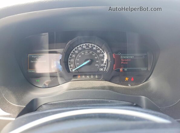 1FTER4FH5NLD31503 2022 FORD RANGER Charcoal Instrument cluster view