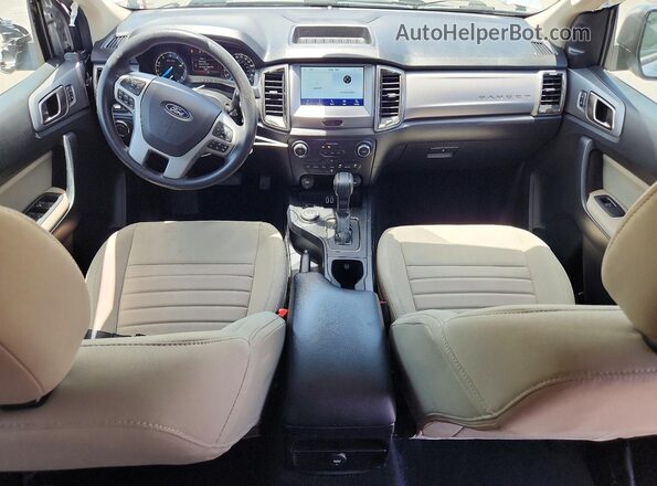 1FTER4FH5NLD49239 2022 FORD RANGER Silver Առջևի վահանակի տեսք