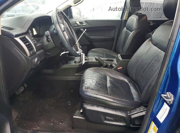 1FTER4FH6KLA77585 2019 FORD RANGER Blue Vista interior delantera