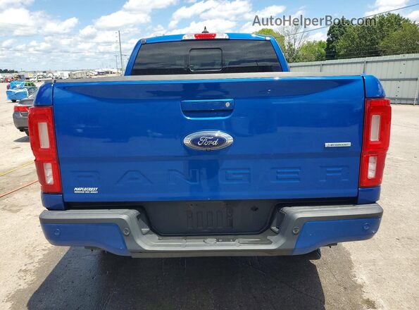1FTER4FH6KLA77585 2019 FORD RANGER Blue Vista trasera