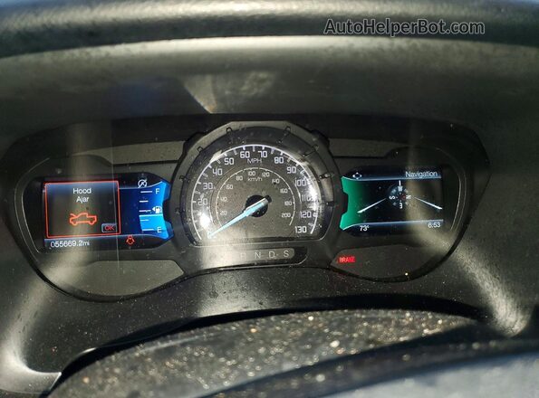 1FTER4FH6KLA77585 2019 FORD RANGER Blue Vista del cuadro de instrumentos