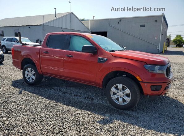 1FTER4FH7KLA32316 2019 FORD RANGER Оранжевый Передняя правая четверть
