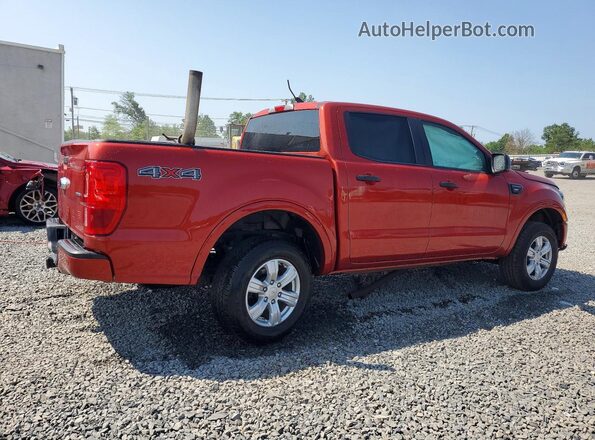 1FTER4FH7KLA32316 2019 FORD RANGER Оранжевый Задняя правая четверть