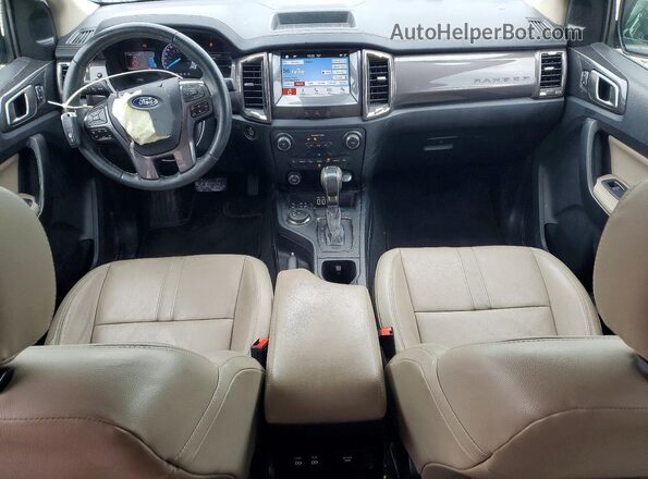 1FTER4FH7KLA75649 2019 FORD RANGER White წინა პანელის ხედი