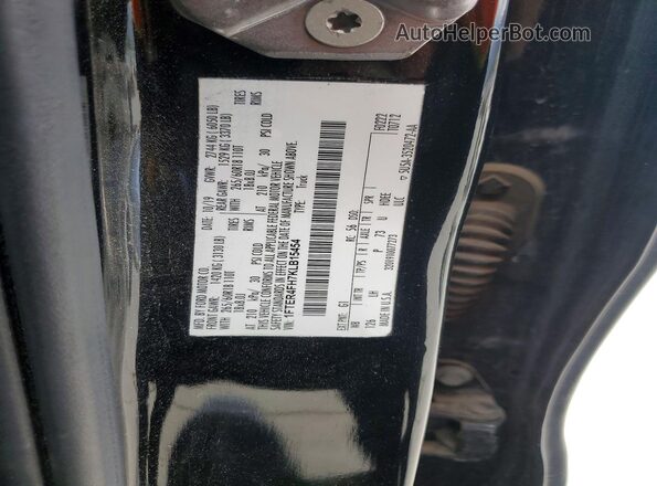 1FTER4FH7KLB15454 2019 FORD RANGER Black Շարժիչի բաժամունքի տեսք