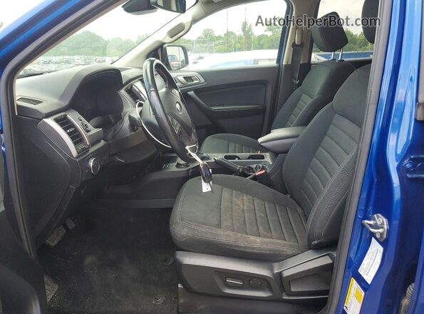 1FTER4FH7LLA66791 2020 FORD RANGER Blue წინა სალონის ხედი