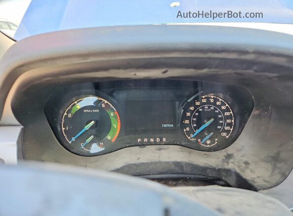 1FTER4FH7LLA76978 2020 FORD RANGER Blue Սարքավորումների վահանակի տեսք